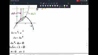 SIM CALC Area and Volume: Volumes of Revolution - Example 2