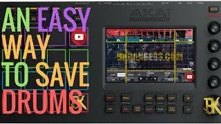 AKAI PRO How To Save Custom Drum Programs In MPC Live MPC X 2.1