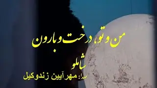 من و تو، درخت و بارون/ احمد شاملو از دفتر آیدا در آینه