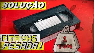 Como consertar fita VHS pesada não roda no video cassete vcr @VHSBREAK