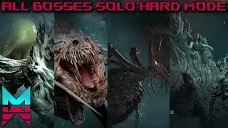 Once Human All Bosses Solo On Hard Difficulty Arachsiam, Ravenous Hunter, Treant, Shadow Hound