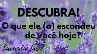 #tarot 💜🪻DESCUBRA! O que ele (a) escondeu de você hoje?💜🪻