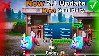 OMG...! 😱 NEW Best TDM Headshot Sensitivity Settings ✅ 101% Headshots Bgmi/Pubg Mobile