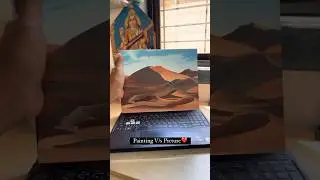 Painting V/s Picture 🫣 #painting #artshorts