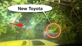 Toyota Stuck In a Tight Spot