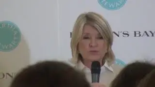 Martha Stewart Launch of Whim at HBC