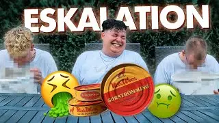 WE EAT THE WORLD'S MOST DISGUSTING FISH🤢| SURSTRÖMMING CHALLENGE 😂 (Watch out, gag)