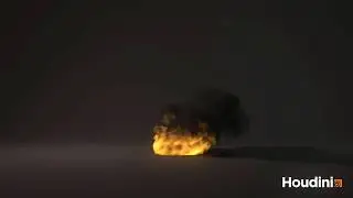 Houdini Burning Tire Animation