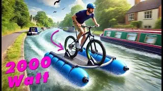 Can an E-bike Ride On Water? Concept to Reality: Building My 2000 watt Amphibious Water-Craft