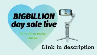 DJI OSMO Mobile SE Intelligent Phone Gimbal 3-Axis  39% OFF in #bigbillionday2023 #amazonsale