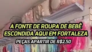 Eu encontrei a Fonte de roupas de bebé aqui em Fortaleza confira no vídeo