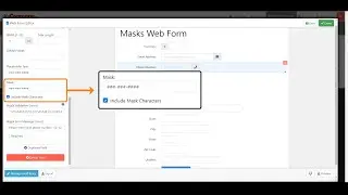 Web Form Field Masks