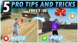 FREE FIRE TOP 5 PRO TIPS AND TRICKS 🔥   GARENA FREE FIRE   FIREEYES GAMING