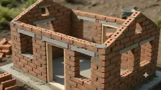 Tiny Farmhouse Build in Minutes! | Miniature Construction Timelapse