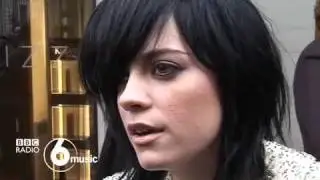 Lily Allen on the Music Press at the Q Awards