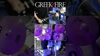 Greek Fire - A REAL LIFE drums and guitar #shorts
