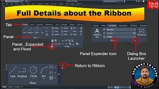 AutoCAD Ribbon Complete Details