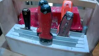 Drywall Knife Tool Box (DIY Wooden Storage Caddy Tote)