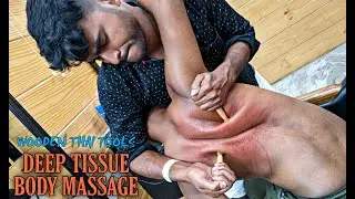 Most Powerful Deep Tissue Massage with Thai Tools | Neck Cracking by Master Rajen | ASMR