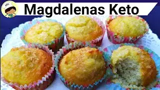 Magdalenas Keto |  Cetogenicas de Coco🥥 | Muffins Keto | Sin Gluten.