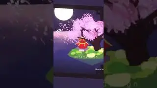 [Short demo] cherry blossom tree 3D card | Music + 3D art 