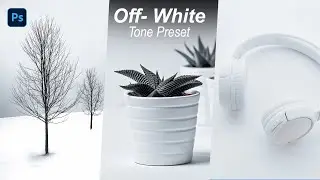 Off- White Tone Color Grading #photoshop  #tutorial #photoshoptutorial #colorgraddingtutorial