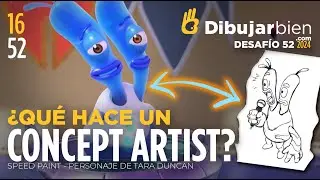 ¿Qué HACE un CONCEPT ARTIST? ¿De qué puede TRABAJAR? Diseño: Tatris. Serie animación TV TARA DUNCAN.