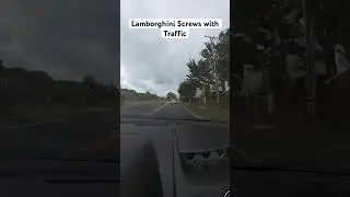 Lamborghini Screws with Traffic