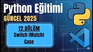 Python Dersleri 2025 #12 / Switch (Match) Case