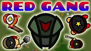 RED GANG! (Leader, Medic, Bugle & Lone Survivr) in 50v50 SURVIV.IO