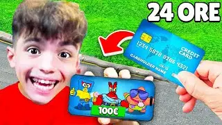REGALO LA MIA CARTA DI CREDITO A MIO FIGLIO E LUI SHOPPA TUTTE LE SKIN di SPONGEBOB su BRAWL STARS!💸