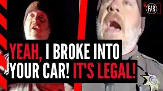 Cop breaks into parked car, how he covers it up is disturbing! | PAR