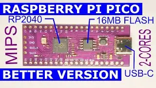 👨‍💻Better Version of Raspberry Pi Pico - Hands On - C-Compiler, USB-C and 16MB Flash🟩
