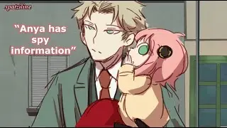 Anya helps her papa Loid [Spy x Family Comic]