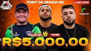 14/09 - PIAUI VS RANIEL - SINUCA AO VIVO EM JAGUARÉ SP
