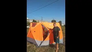 Сборка зимней палатки мир кемпинга 2022.
