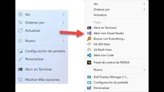 Quitar menú contextual del botón derecho de Windows 11