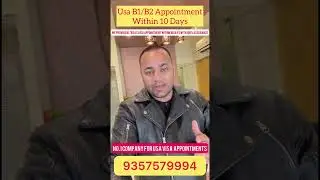 US Visa B1/B2 Appointment Update  - just call 9357579994