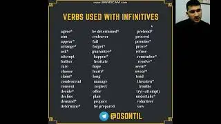 60 dars - Infinitives and Gerunds 1