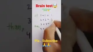 Brain test #brain #braintest #iq #iqtest #math #mathstrick #vedicmaths #mathematics #mathlove