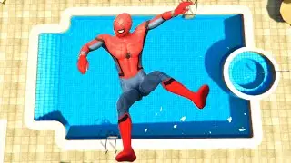 GTA 5 Spiderman Ragdoll Fails – Epic Jumps & Funny Moments Ep 14