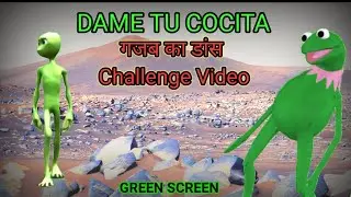 Dame tu cosita - Funny Dance frog green screen dance video 