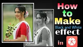 How to make black and white effect in kainmastar || kinemaster video editing || kinemaster video