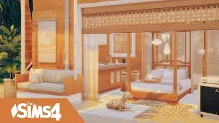 BOHO CAMPER BUILD in Sulani 🌺🌴| SIMS 4 | Stop Motion Speed Build ⏩| No cc