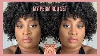 PERM ROD SET ON NATURAL HAIR | BEGINNER FRIENDLY