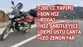 Honda CBF 150 '200 CC Sonrası ilk sürüş yeni aksesuarlar'-Motovlog