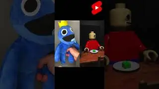BLUES SCARY LEGO... 😨😂 Rainbow Friends Roblox 