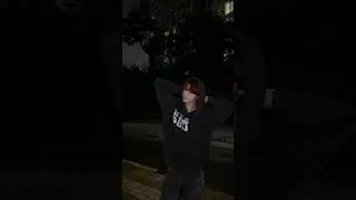 Dancing alone at night 🌌