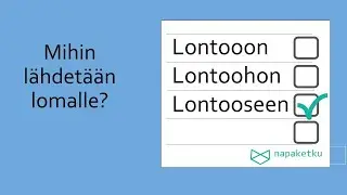 Paikallissijat #4: Mihin?