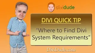 Quick and Easy Way to Find Divi System Requirements in Dashboard